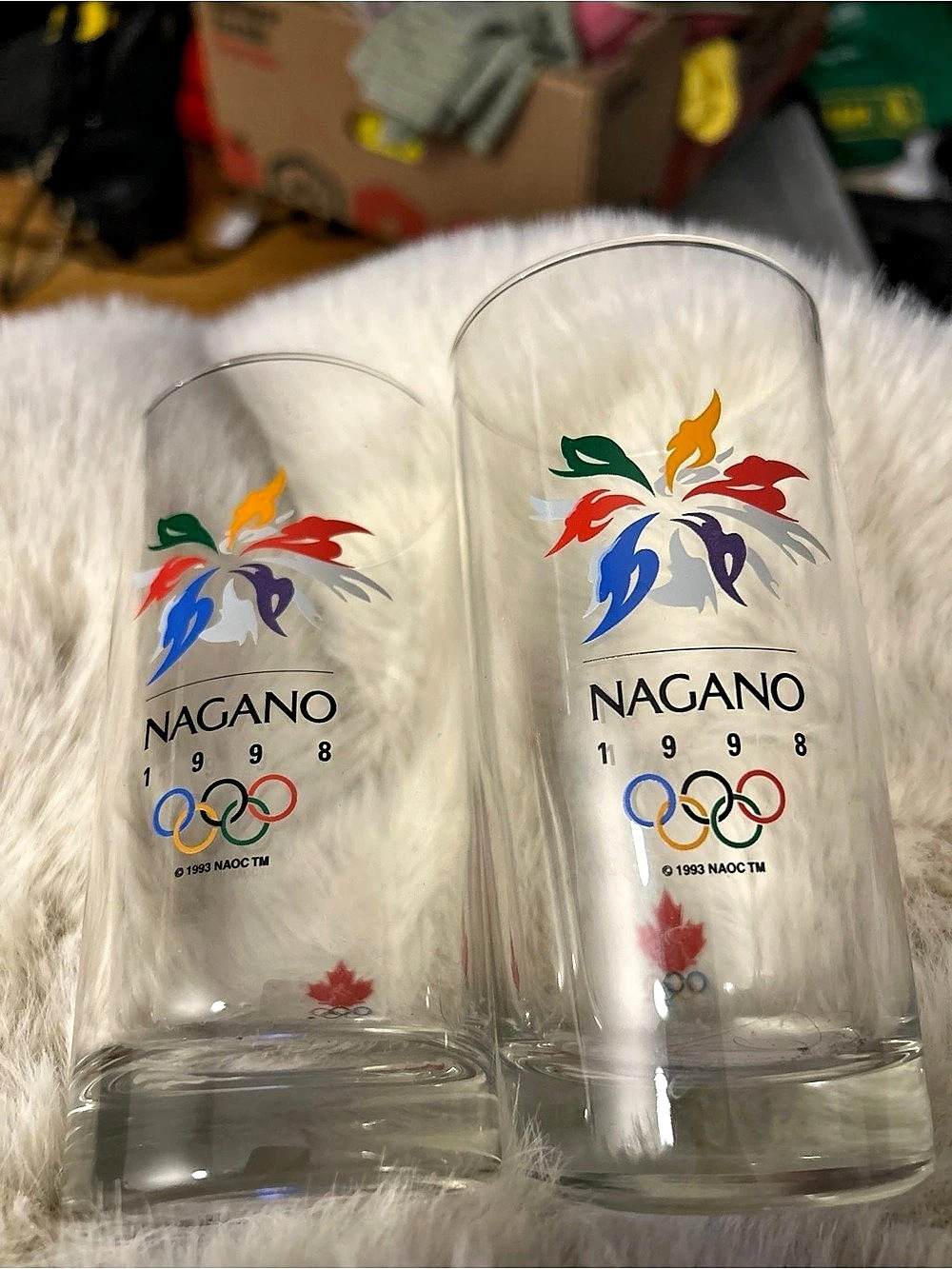 Nagano 1998 Olympic Glasses Set
